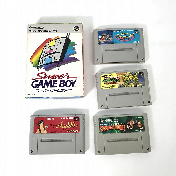実際に弊社で買取させて頂いた【おまとめ/動作未確認】Nintendo/任天堂 スーパーファミコン カセット/スーパーゲームボーイ ミュータントタートルズ 等