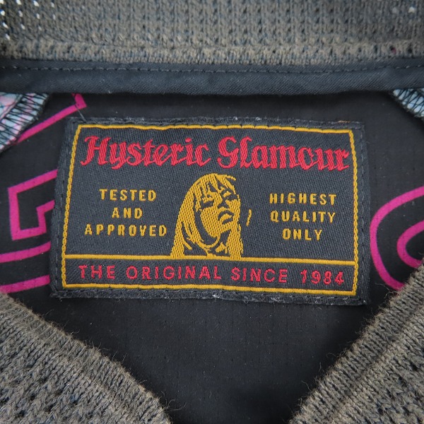 実際に弊社で買取させて頂いたHYSTERIC GLAMOUR/ヒステリックグラマー ブルドッグ ジップアップ ブルゾン 01182AB02 /Fの画像 2枚目