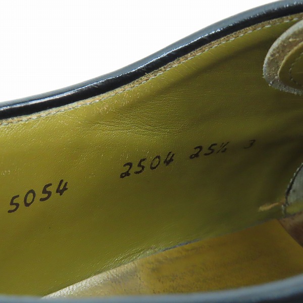 実際に弊社で買取させて頂いたREGAL/リーガル プレーントゥ レザーシューズ/ビジネスシューズ 2504/25.5の画像 5枚目