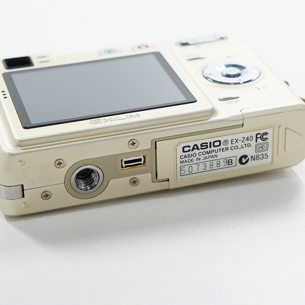 実際に弊社で買取させて頂いたCASIO/カシオ EXILIM EX-Z40 エクシリム コンパクトデジタルカメラ 簡易動作確認済みの画像 6枚目
