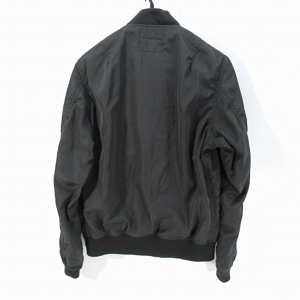 実際に弊社で買取させて頂いたALPHA INDUSTRIES/アルファインダストリーズ MA-1 ブルゾン TA1400-001 ブラック Lの画像 1枚目