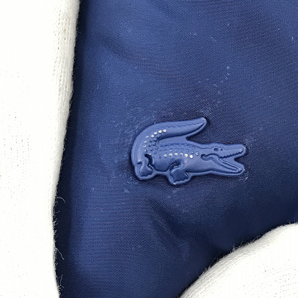 実際に弊社で買取させて頂いたLACOSTE/ラコステ リバーシブル ダウンジャケット BH710E/52.5の画像 7枚目