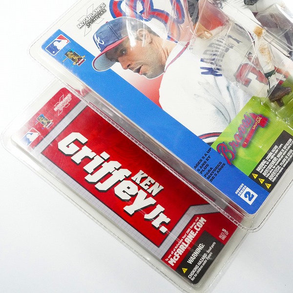 実際に弊社で買取させて頂いた【未開封】McFARLANE TOYS/マクファーレントイズ KEN Griffey Jr./GREG MADDUX フィギュア 2点セットの画像 6枚目