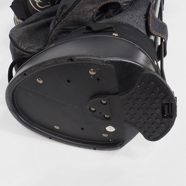 実際に弊社で買取させて頂いたEVISU GOLF/エヴィスゴルフ/エビス デニム 8分割 スタンド式キャディバッグの画像 8枚目