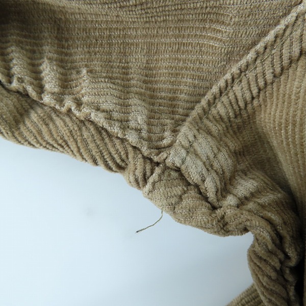 実際に弊社で買取させて頂いたLevis/リーバイス 80s ヴィンテージ 519 刻印536 白タブ コーデュロイパンツ ブラウン/W34L31の画像 8枚目