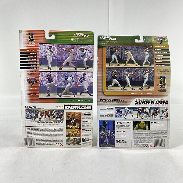 実際に弊社で買取させて頂いた【未開封】McFARLANE TOYS/マクファーレントイズ ビッグリーグチャレンジ JASON GIAMBI/ALEX RODRIGUEZ フィギュア/2点セットの画像 2枚目