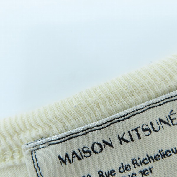 実際に弊社で買取させて頂いたMAISON KITSUNE/メゾンキツネ プリント半袖Tシャツ/Lの画像 5枚目