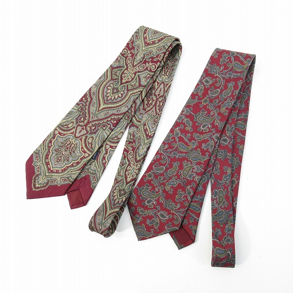 実際に弊社で買取させて頂いたBurberrys/バーバリーズ 総柄 ネクタイ 2点セット