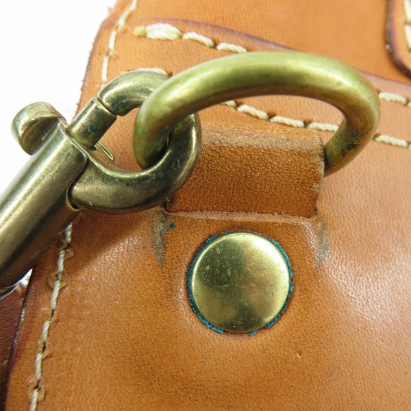 実際に弊社で買取させて頂いたHERZ/ヘルツ レザー口枠リュック/バックパックの画像 7枚目