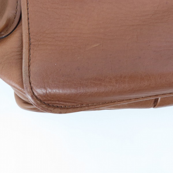 実際に弊社で買取させて頂いたPORTER/ポーター BARON/バロン レザーショルダーバッグ/206-02535の画像 6枚目