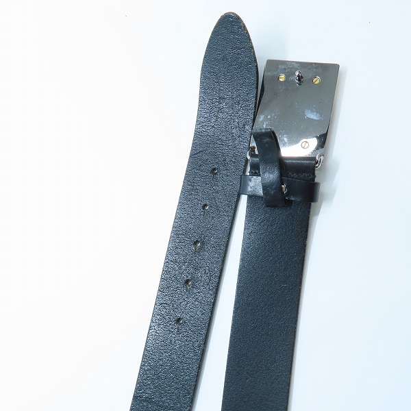 実際に弊社で買取させて頂いたDOLCE&GABBANA/ドルチェアンドガッバーナ/ドルガバ BC2605 プレートバックル ベルト/34の画像 2枚目