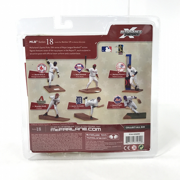 実際に弊社で買取させて頂いた【未開封】McFARLANE TOYS/マクファーレントイズ Phillies #6 Ryan HOWARD フィギュアの画像 2枚目