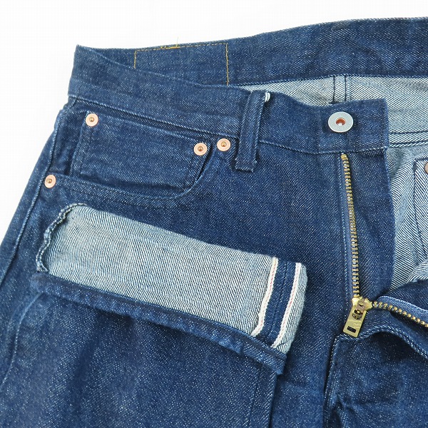 実際に弊社で買取させて頂いたDickies×Brooks Brothers/ディッキーズ×ブルックスブラザーズ ジップフライ デニムパンツ 152M40BR02 /28の画像 2枚目