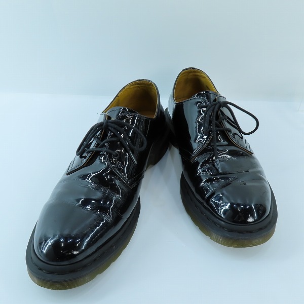 実際に弊社で買取させて頂いたDr.Martens×BEAMS/ドクターマーチン×ビームス PATENT LAMPER 3ホール 1461B 21713001/UK10