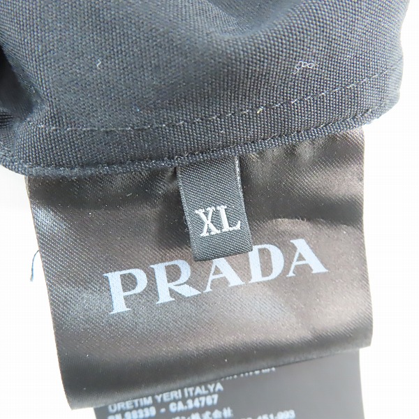 実際に弊社で買取させて頂いた【JPタグ】PRADA/プラダ ダブルマッチポプリンシャツ UCS406 S212 1ZVI/XLの画像 3枚目