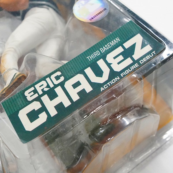 実際に弊社で買取させて頂いた【未開封】McFARLANE TOYS/マクファーレントイズ オークランド・アスレチックス #3 ERIC CHAVEZ エリック・チャベス フィギュアの画像 5枚目