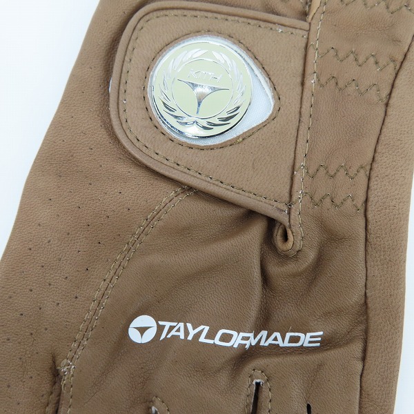 実際に弊社で買取させて頂いたKith×TaylorMade/キス×テーラーメイド MADE TP GOLF GLOVE ゴルフグローブ ブラウン/23～24cm/Mの画像 2枚目