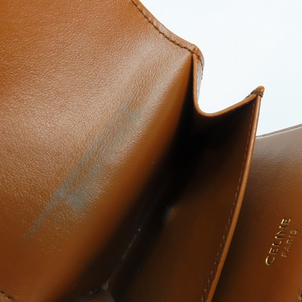 実際に弊社で買取させて頂いたCELINE/セリーヌ スモールトリフォールドウォレット 16/コンパクトウォレット 10F523の画像 6枚目