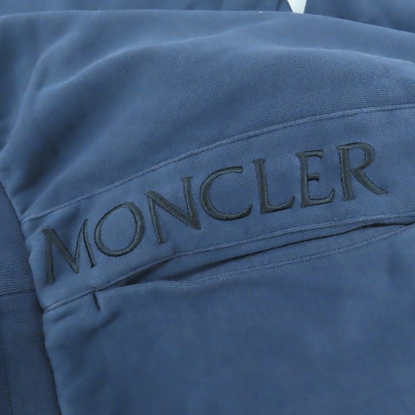 実際に弊社で買取させて頂いた【JPタグ】MONCLER/モンクレール PANTALONE サイドロゴ スウェットパンツ ネイビー F10918H71260/L の画像 8枚目