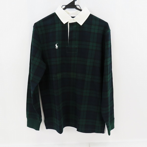 実際に弊社で買取させて頂いたPOLO by RALPH LAUREN×beams/ポロバイラルフローレン×ビームス タータンチェック ロングスリーブ ポロシャツ/S