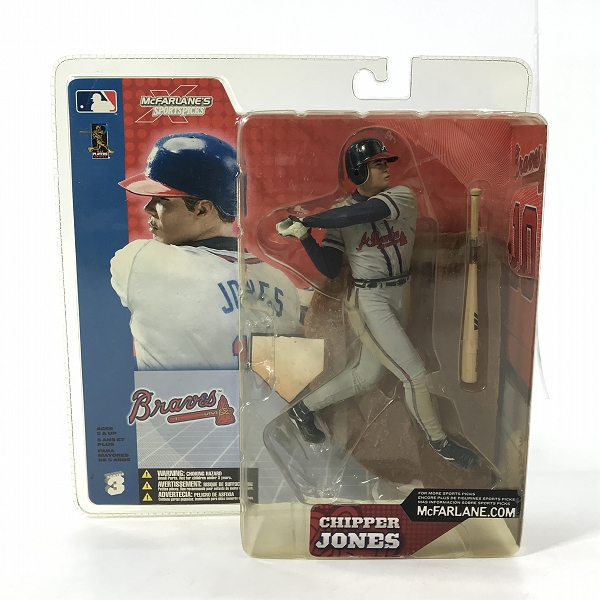 実際に弊社で買取させて頂いた【未開封】McFARLANE TOYS/マクファーレントイズ アトランタ・ブレーブス #10 CHIPPER JONES フィギュア