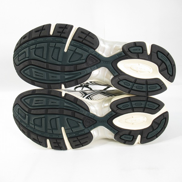 実際に弊社で買取させて頂いたKITH×asics/キス×アシックス Vintage Tech Gel-1130 "Cream/Scarab" ヴィンテージテック ゲル1130 1203A565-100/29.0の画像 2枚目