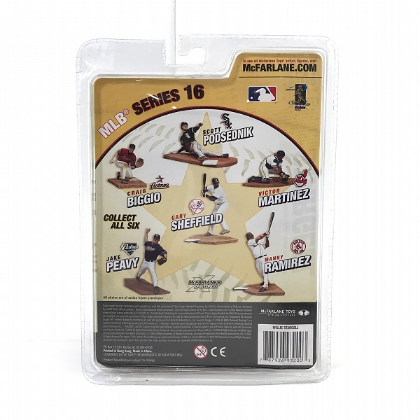 実際に弊社で買取させて頂いた【未開封】McFARLANE TOYS/マクファーレントイズ パイレーツ オールスターゲーム #8 WILLIE STRGELL フィギュアの画像 2枚目