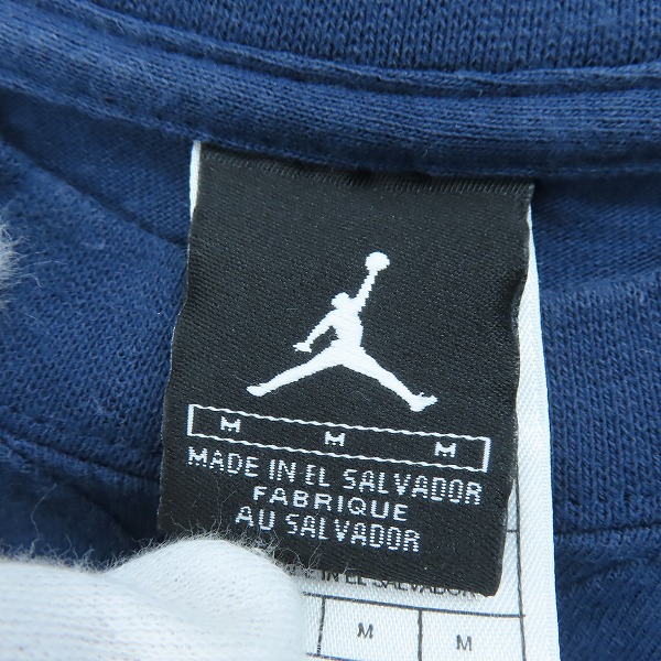 実際に弊社で買取させて頂いたJORDAN/ジョーダン ヴィンテージ/ビンテージ ロゴプリントロングTシャツ Mの画像 2枚目