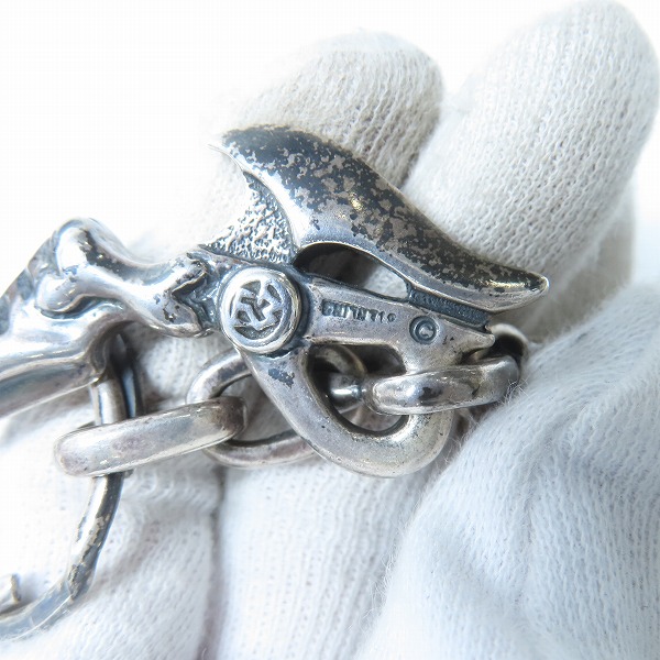 実際に弊社で買取させて頂いたTRAVIS WALKER/トラヴィスワーカー スカルダガー キーフックの画像 5枚目