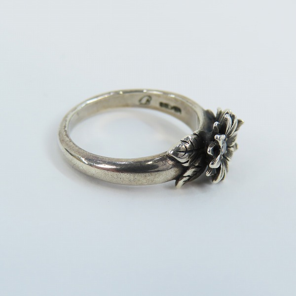 実際に弊社で買取させて頂いた【ギャラ付】KONRON/コンロン belle dahlia fleur ring  #9/9号の画像 4枚目