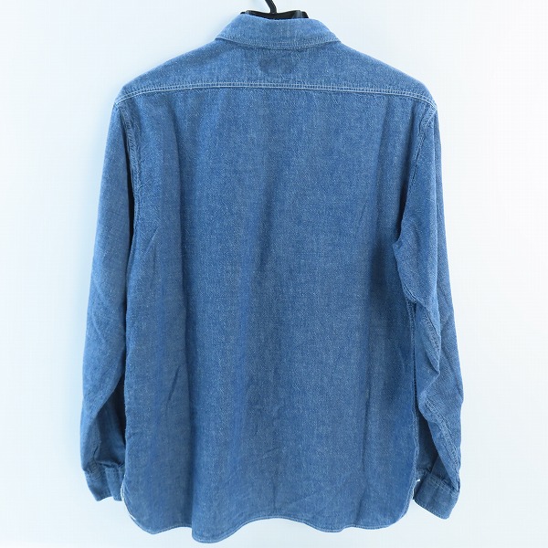 実際に弊社で買取させて頂いた(2)BUZZ RICKSON'S/バズリクソンズ シャンブレーワークシャツ BR25995/16-16.5の画像 1枚目