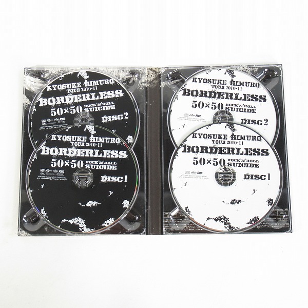 実際に弊社で買取させて頂いたKYOSUKE HIMURO/氷室京介 TOUR2010-11 BORDERLESS 50×50 ROCK'N'ROLL SUICIDE DVD/CD 4枚組の画像 3枚目