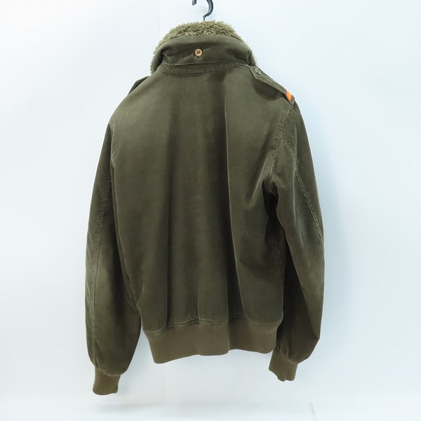 実際に弊社で買取させて頂いたDIESEL/ディーゼル 55DSL/フィフティーファイブディーエスエル 襟ボア コーデュロイ ミリタリー ジャケット/Sの画像 1枚目