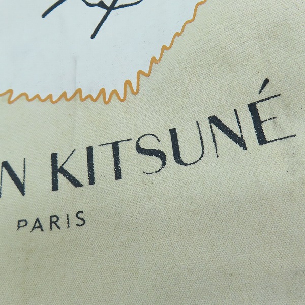実際に弊社で買取させて頂いたMAISON KITSUNE/メゾンキツネ 狐プリントトートバッグの画像 5枚目