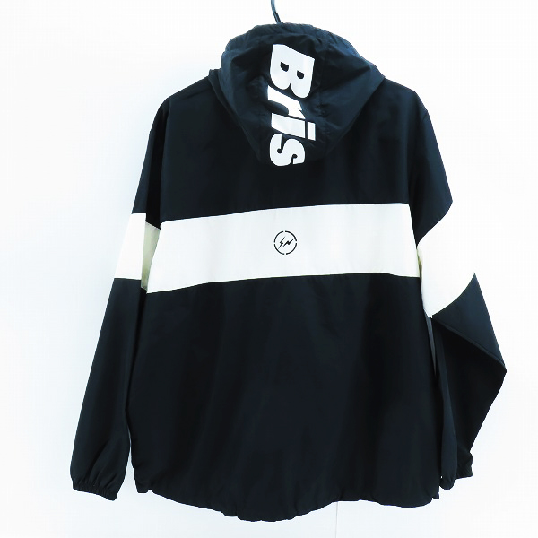 実際に弊社で買取させて頂いたF.C.Real Bristol×FRAGMENT/エフシーレアルブリストル×フラグメント TRAINING ANORAK SPONSORED BY FRGMT FCRB-189115/Mの画像 1枚目