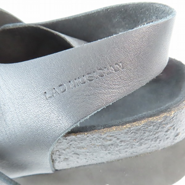 実際に弊社で買取させて頂いた【ジャンク】LAD MUSICIAN/ラッドミュージシャン レザー サンダル 2318-901/46の画像 5枚目