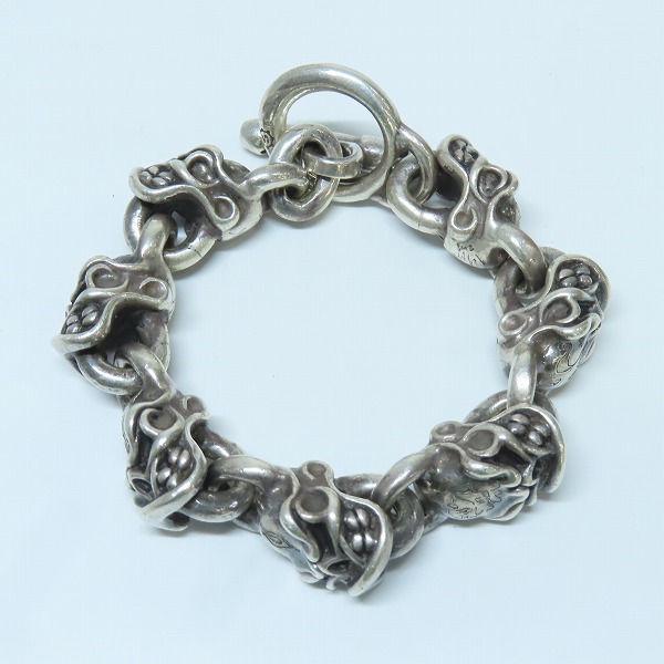 実際に弊社で買取させて頂いたSTARLINGEAR/スターリンギア クラッシャー フルスカルブレスレットの画像 2枚目