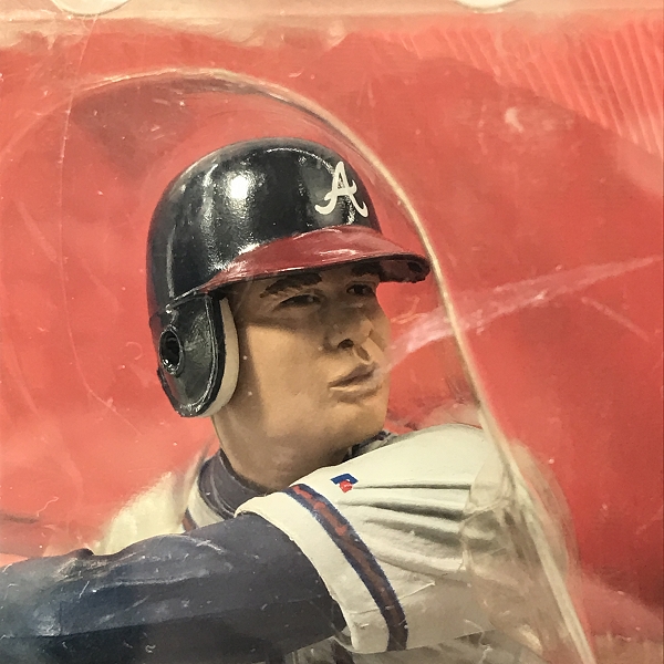 実際に弊社で買取させて頂いた【未開封】McFARLANE TOYS/マクファーレントイズ アトランタ・ブレーブス #10 CHIPPER JONES フィギュアの画像 4枚目