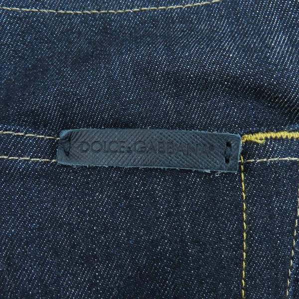 実際に弊社で買取させて頂いた【JPタグ】DOLCE&GABBANA/ドルチェ&ガッバーナ  ストレッチ デニムパンツ G647LD/G8Q24 /44の画像 7枚目