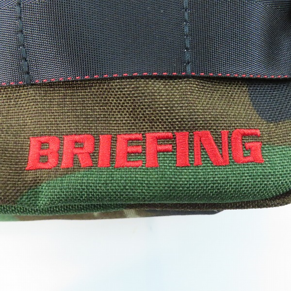 実際に弊社で買取させて頂いたBRIEFING/ブリーフィング ゴルフ DOUBLE ZIP POUCH-3/ダブルジップ ポーチ マルチポーチ BRG191A09の画像 4枚目