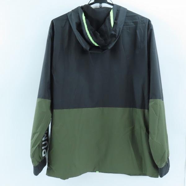 実際に弊社で買取させて頂いた【未使用】PUMA/プーマ トレーニング 防風 フード付き メッシュライナー ジャケット 523549-73/XLの画像 1枚目
