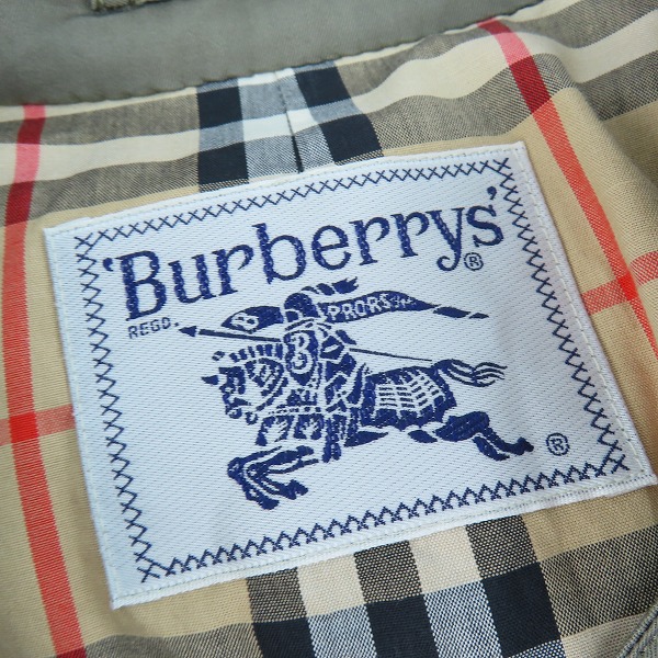 実際に弊社で買取させて頂いたBurberry’s/バーバリーズ 裏地ノバチェック柄トレンチコートロングコートFD034 910 78/7A3の画像 2枚目