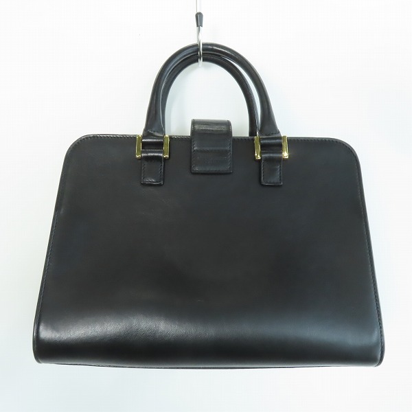 実際に弊社で買取させて頂いたSAINT LAURENT PARIS/サンローランパリ ベイビーカバス YSLロゴ 2WAY ショルダー/ミニトートバッグの画像 1枚目