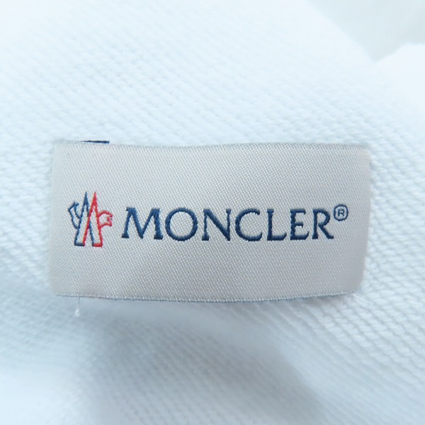実際に弊社で買取させて頂いた【JPタグ】MONCLER/モンクレール PANTALONE サイドロゴ スウェットパンツ ホワイト F10918H71260 L の画像 2枚目