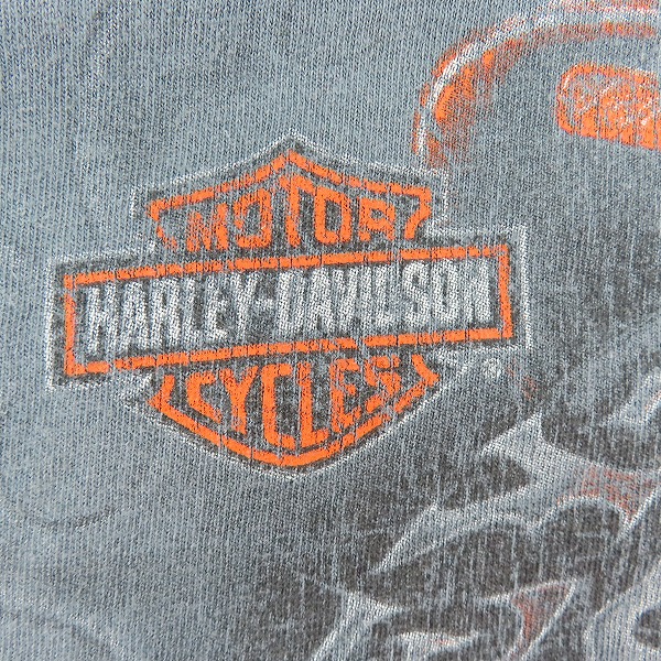実際に弊社で買取させて頂いたHARLEY DAVIDSON/ハーレーダビッドソン 両面プリント Tシャツ/XLの画像 7枚目