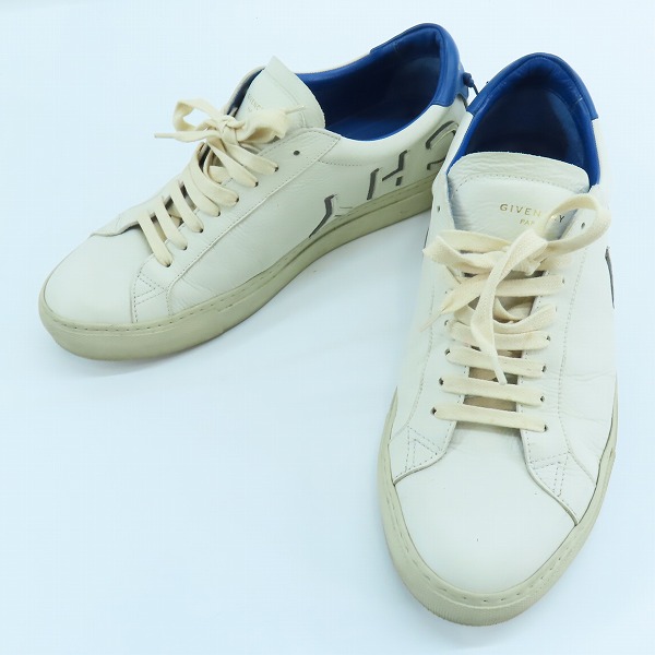 実際に弊社で買取させて頂いたGIVENCHY/ジバンシィ ロゴパッチ ローカットスニーカー DN0148/43