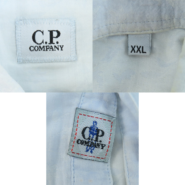 実際に弊社で買取させて頂いたC.P COMPANY/シーピーカンパニー 刺繍総柄プルオーバーシャツ XXLの画像 4枚目