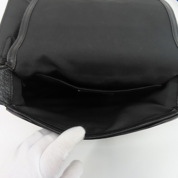 実際に弊社で買取させて頂いたCOACH/コーチ シグネチャーレザーショルダーバッグ ブラック F77979 の画像 4枚目