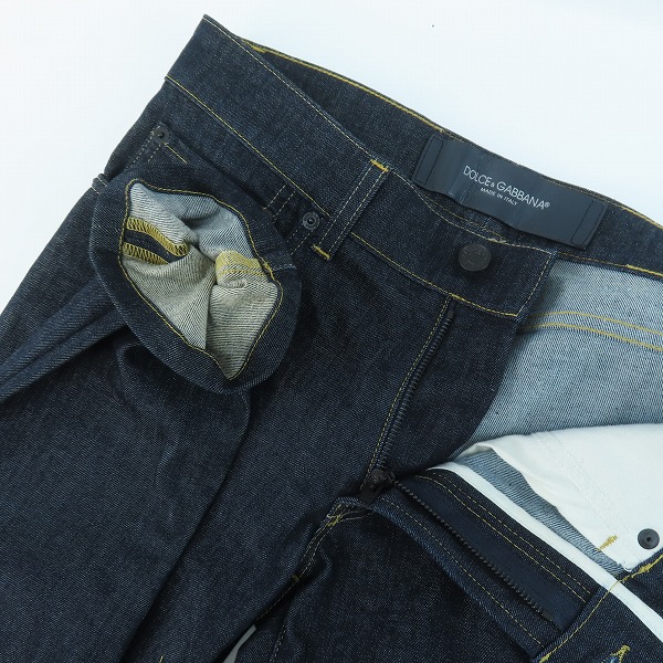 実際に弊社で買取させて頂いた【JPタグ】DOLCE&GABBANA/ドルチェ&ガッバーナ  ストレッチ デニムパンツ G647LD/G8Q24 /44の画像 2枚目
