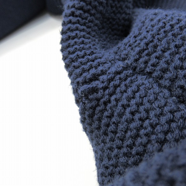 実際に弊社で買取させて頂いたLACOSTE/ラコステ ミリタリーニットカーディガン ネイビー AH138EM /5の画像 7枚目